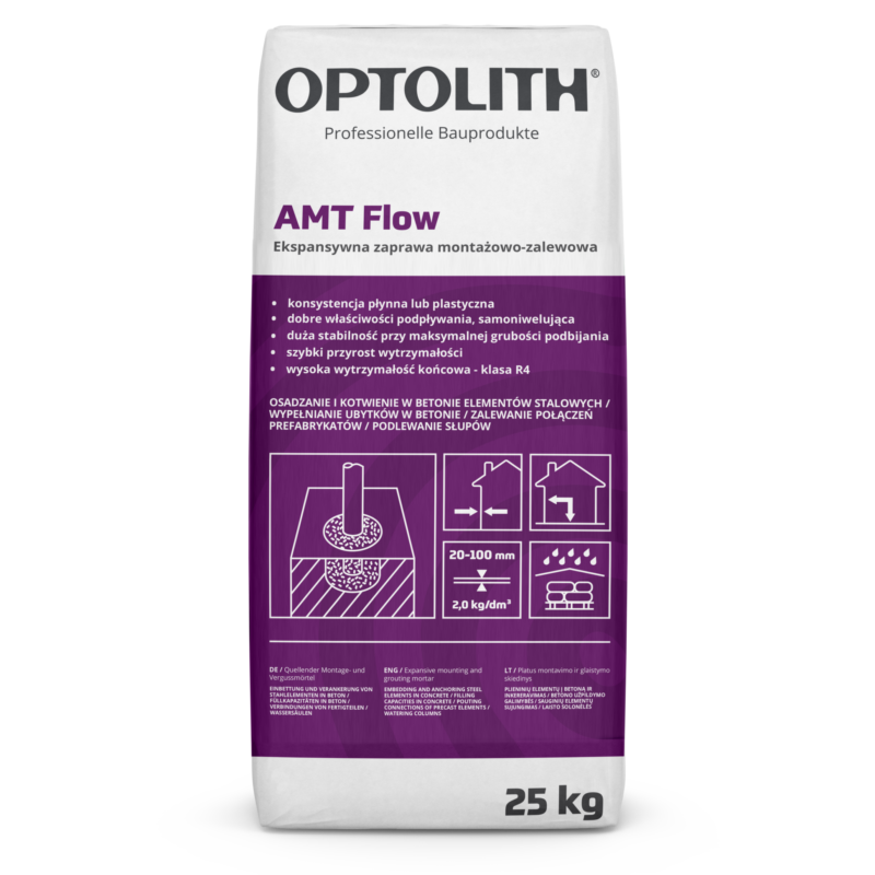 Optolith AMT Flow - ekspansywna zaprawa montażowowo-zalewowa